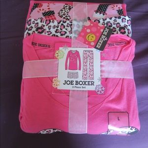 Joe Boxer 3 piece pajama set